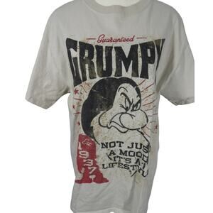 Disney Parks Grumpy Medium T-Shirt Not Just A Mood It's A Lifestyle